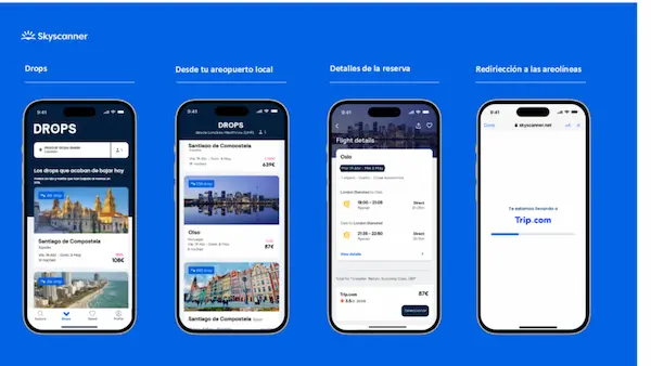 Apps para encontrar vuelos y alojamiento